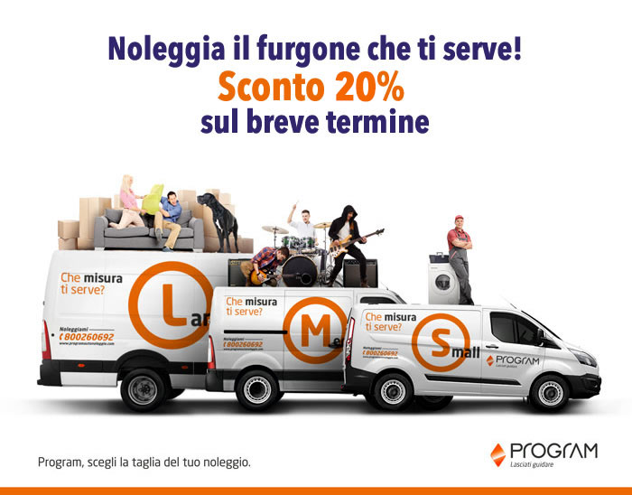 Sconto 20% su noleggio a breve termine